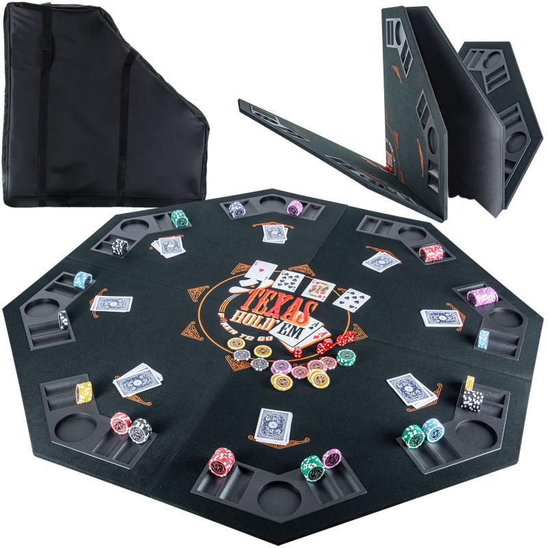 Praktische Tisch Auflage für Poker-Runden