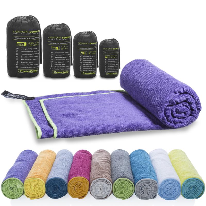 Lightdry mikrofaser violett
