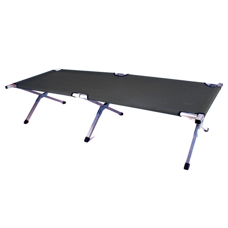 Schwarzes Feldbett in Army Qualität