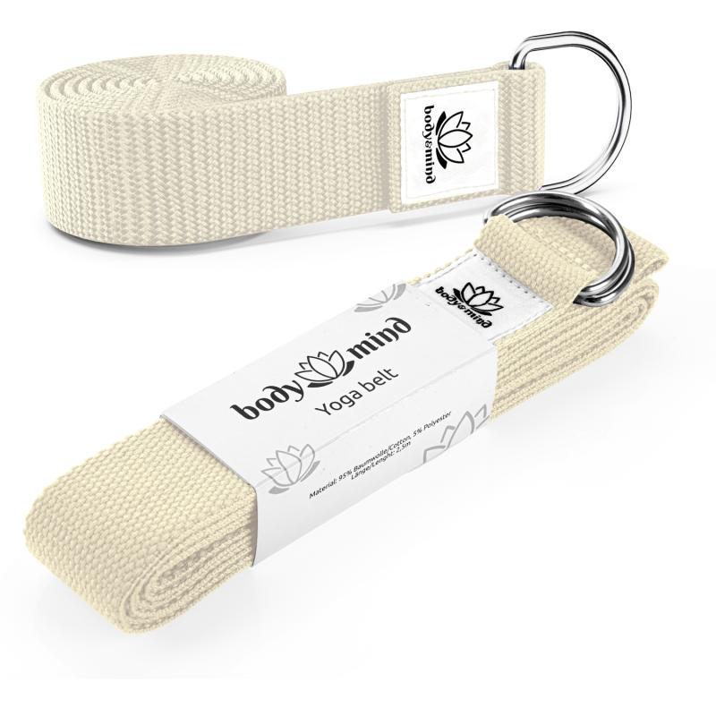 Yogagürtel Cotton Baumwolle Beige Naturfarben